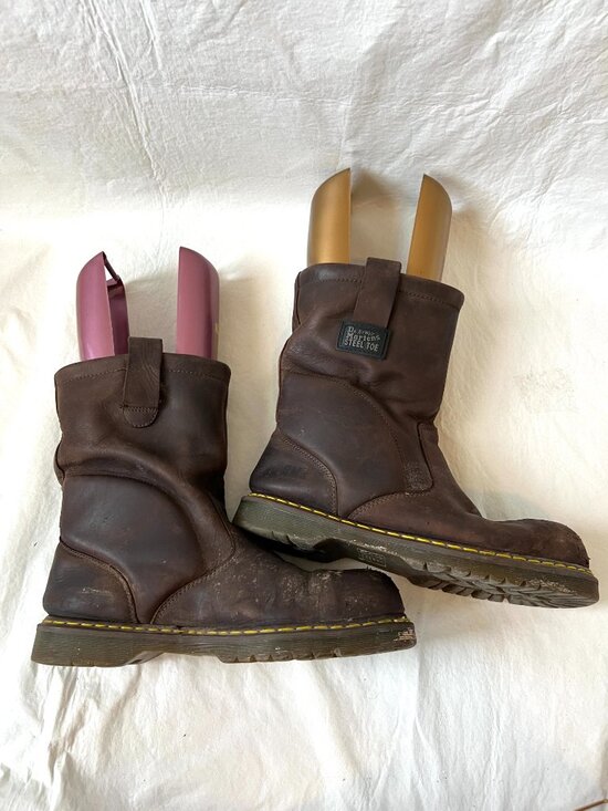 Dr Martens Boots Icon 2295 Steel Toe Work brown leather mens 13 pull on safety main image 6